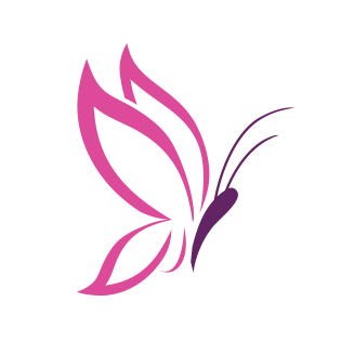 Regina Gromadzka - logo z motylem